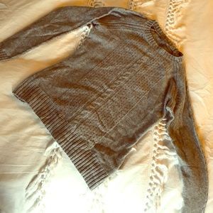 Smartwool cable-knit crew neck sweater